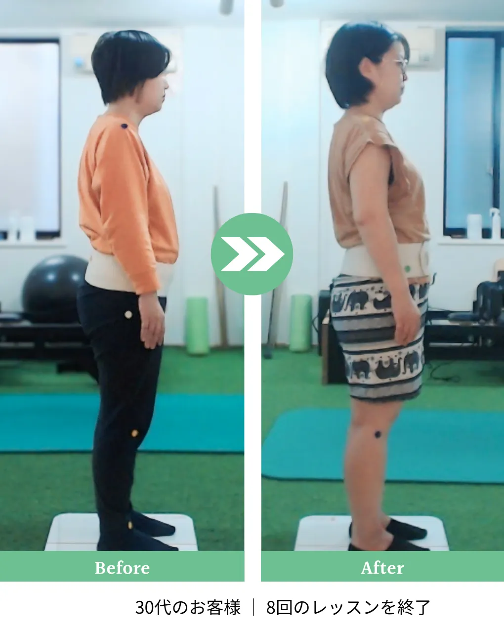 お客様の姿勢の変化